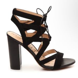 Sam Edelman Yardley Lace Up Heeled Sandal | Size 10